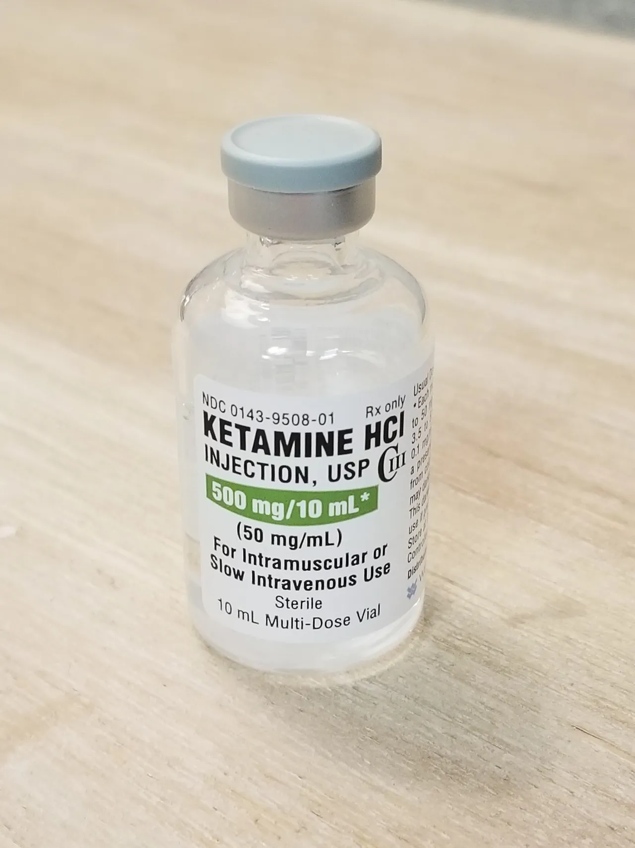 a small bottle of medicine