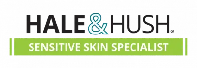 a black and green sign with white text - HaleHush_logo