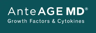 a close-up of a logo - anteage md logo
