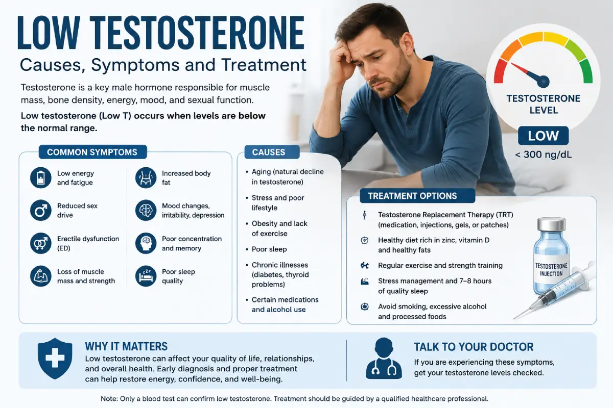 What Is Low Testosterone (Low T)_ Causes, Symptoms & Diagnosis Explained _ Rejuvenate Wellness Center